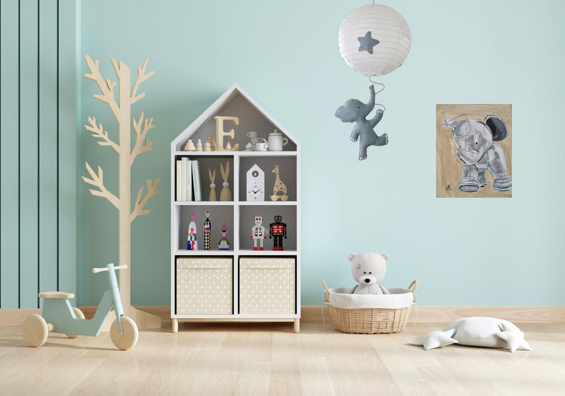 chambre-enfant-theme-jungle-safari-brousse-girafe-aventure-singe-luminaire